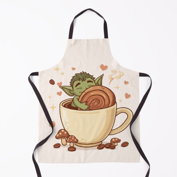Item preview, Goblin Coffee Club | Funny Cute Fantasy Café Design designed and sold by Stylestickers55.