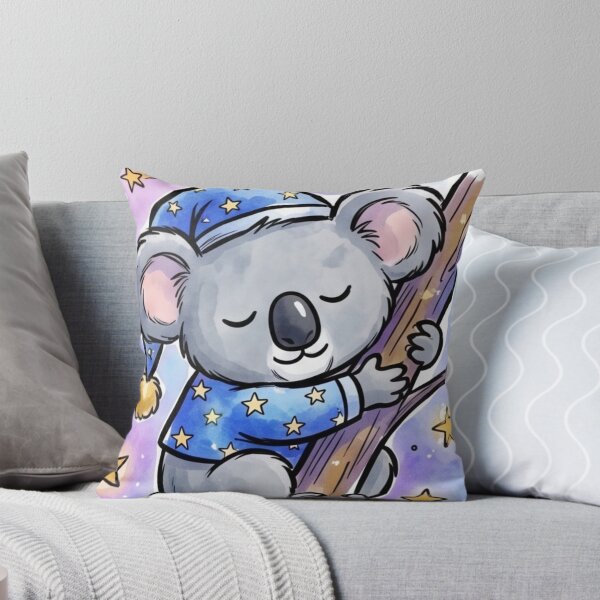 Item preview, Cute Sleeping Koala | Kawaii Bedtime Animal | Cozy Nursery Galaxy Art | Baby & Kids Gift designed and sold by Cosmic Doodle Co..