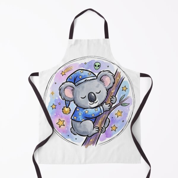 Item preview, Cute Sleeping Koala | Kawaii Bedtime Animal | Cozy Nursery Galaxy Art | Baby & Kids Gift designed and sold by Cosmic Doodle Co..