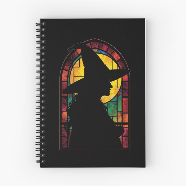 Item preview, Stained Glass Witch Silhouette Halloween Tee designed and sold by SunnyDesign82.