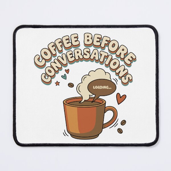 Item preview, Coffee Before Conversations | Funny Toddler Parent Coffee Shirt designed and sold by Toddler Life Club.