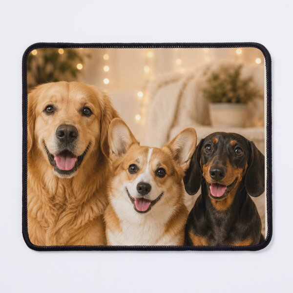 Item preview, Golden Retriever Corgi Dachshund Dog Squad designed and sold by BagFactoryUK.