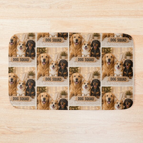 Item preview, Golden Retriever Corgi Dachshund Dog Squad designed and sold by BagFactoryUK.