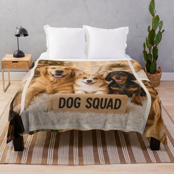 Item preview, Golden Retriever Corgi Dachshund Dog Squad designed and sold by BagFactoryUK.
