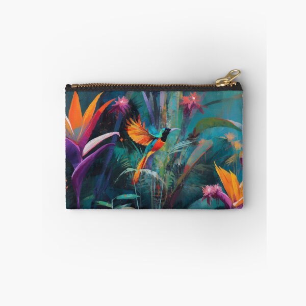 Item preview, A vibrant Bird of Paradise dancing in jungle light, Birds in Motion designed and sold by CDC40.