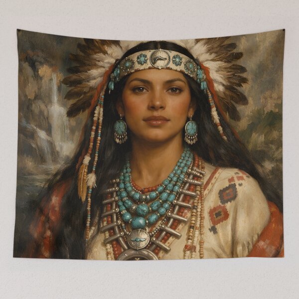 Item preview, Navajo Goddess Changing Woman designed and sold by SoniaSarkali.