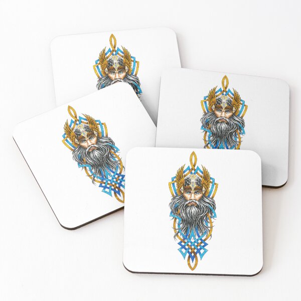 Item preview, Classic Viking Warrior Portrait Traditional Tattoo Flash designed and sold by wizooo411.
