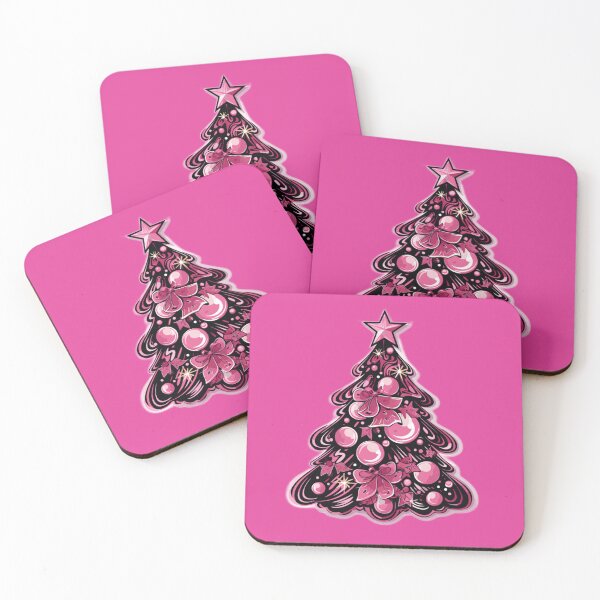 Item preview, Pink Christmas Tree 2 designed and sold by Beneficial Art.