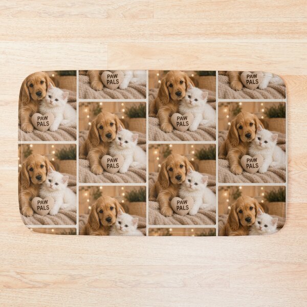 Item preview, Golden Cocker Spaniel Puppy and Kitten Pals designed and sold by BagFactoryUK.