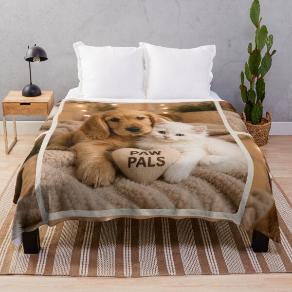 Item preview, Golden Cocker Spaniel Puppy and Kitten Pals designed and sold by BagFactoryUK.