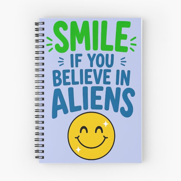 Item preview, SMILE IF YOU BELIEVE IN ALIENS DESIGN 3 designed and sold by DigitalandPhoto.