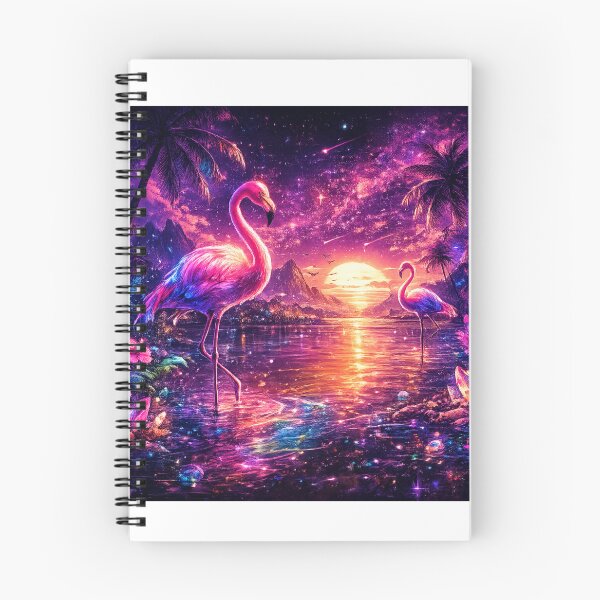 Item preview, Neon Flamingo Paradise designed and sold by PeterPunkt.