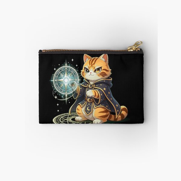 Item preview, The Astral Mage - Cute Felis Nigripes Wizard Casting Magic designed and sold by ABYSSLAB.