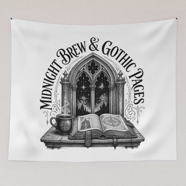 Item preview, Gothic Archive Midnight Brew and Vintage Books designed and sold by Coffread.
