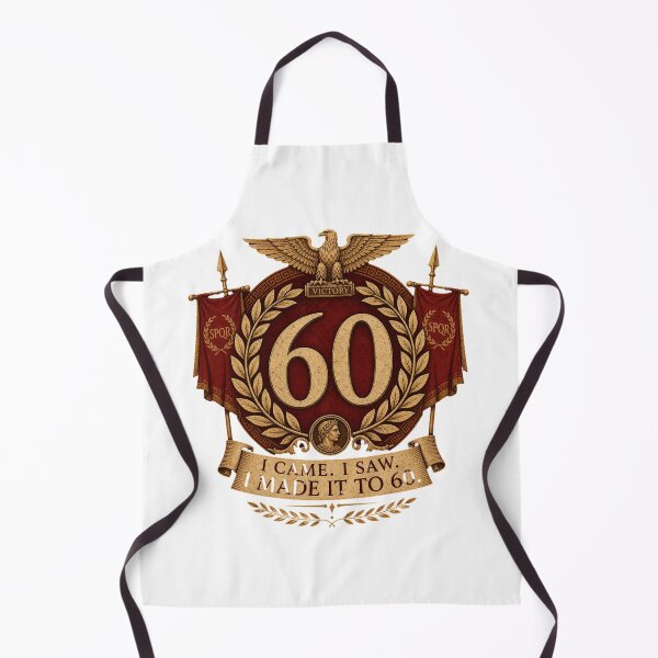 Item preview, I Came, I Saw, I Made It to 60 | Funny 50th Birthday Typography T-Shirt designed and sold by rushaib.