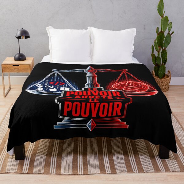 Item preview, Le pouvoir arrete le pouvoir Cyberpunk Montesquieu Tech designed and sold by MeaningIsUse.