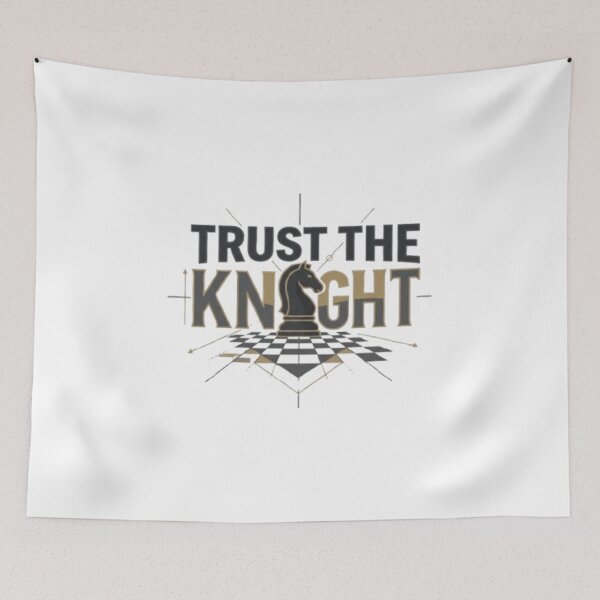 Item preview, Trust The Knight Chess Shirt | Funny Chess Knight Design | Chess Player Gift | Strategic Chess Lover Graphic Tee designed and sold by KnightVibe.