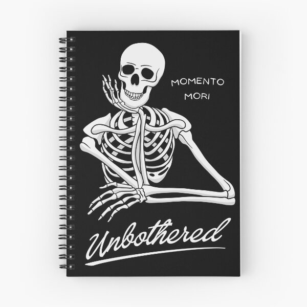 Item preview, Unbothered Momento Mori Skeleton designed and sold by threadsjam.