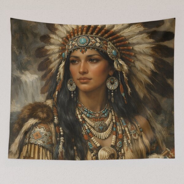 Item preview, Navajo Goddess Changing Woman designed and sold by SoniaSarkali.