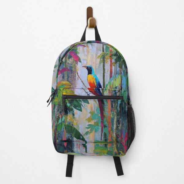 Item preview, A vibrant Bird of Paradise dancing in jungle light, Birds in Motion designed and sold by CDC40.