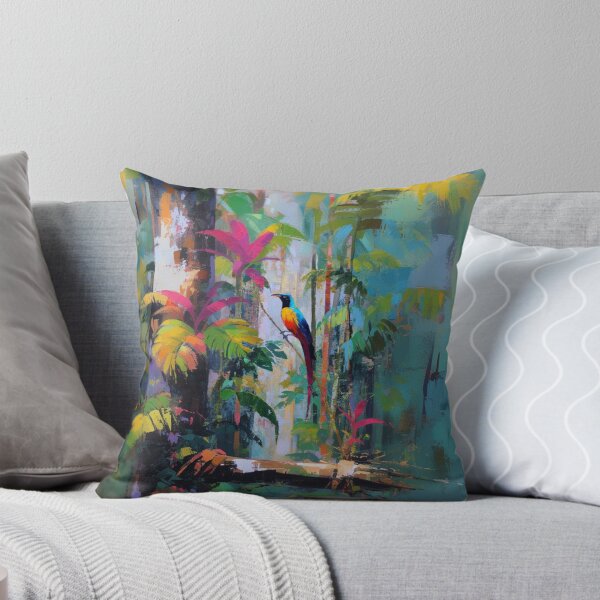 Item preview, A vibrant Bird of Paradise dancing in jungle light, Birds in Motion designed and sold by CDC40.