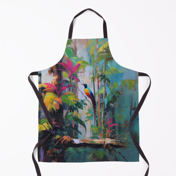 Item preview, A vibrant Bird of Paradise dancing in jungle light, Birds in Motion designed and sold by CDC40.