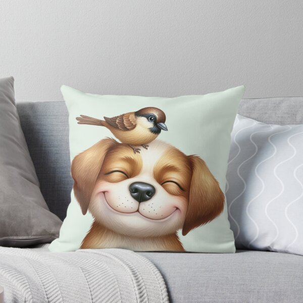 Item preview, Happy Baby Puppy Dog and Bird designed and sold by VibeShift Studio.