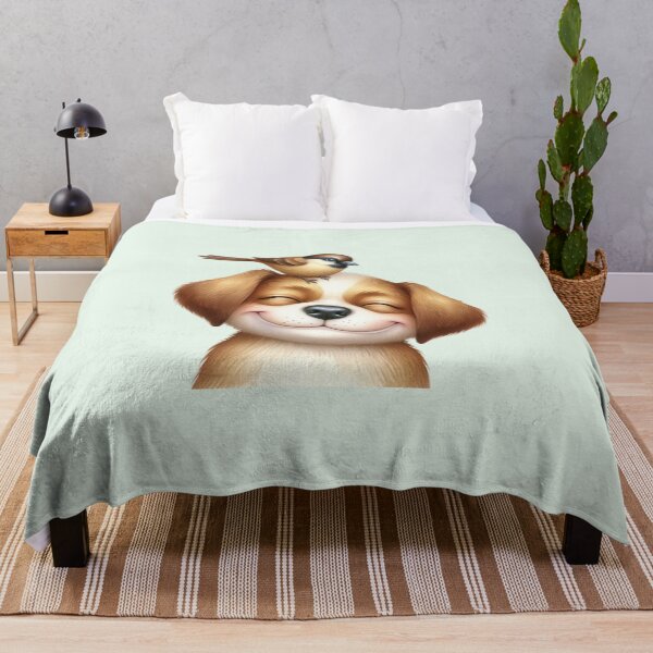 Item preview, Happy Baby Puppy Dog and Bird designed and sold by VibeShift Studio.