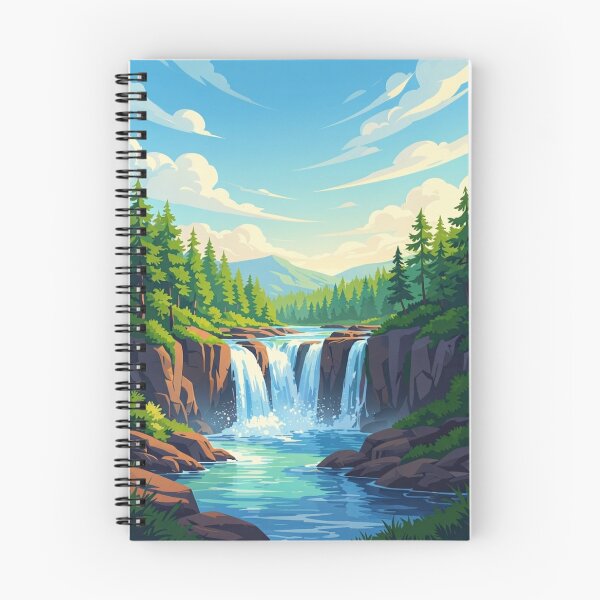 Item preview, Crystal Waterfall - Escape into the heart of a wild forest designed and sold by NeyhineAngelionShop.