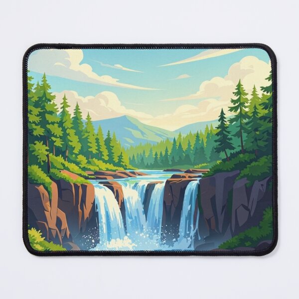 Item preview, Crystal Waterfall - Escape into the heart of a wild forest designed and sold by NeyhineAngelionShop.