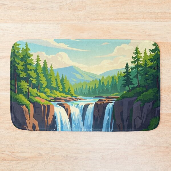 Item preview, Crystal Waterfall - Escape into the heart of a wild forest designed and sold by NeyhineAngelionShop.