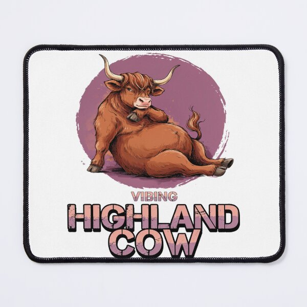 Item preview, Lounging Scottish Bovine Relaxed Graphic designed and sold by ColeLaniTrading.