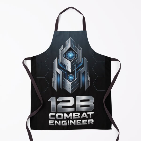 Item preview, 12B Combat Engineer — Futuristic Tech Armor Emblem U.S. Army MOS Military Design designed and sold by GFamilyC.