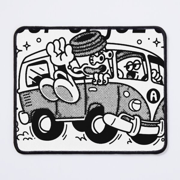 Item preview, Cup of Joe & Car Show Retro Cartoon designed and sold by VeraBridges.