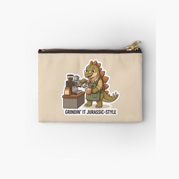 Item preview, Grindin' It Jurassic Style Cute Coffee Dinosaur designed and sold by Safe Haven Pets.