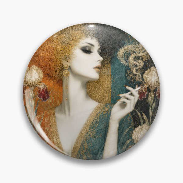 Item preview, Vintage Smoking Advertisement in Art Nouveau designed and sold by Andy Gambino Art.