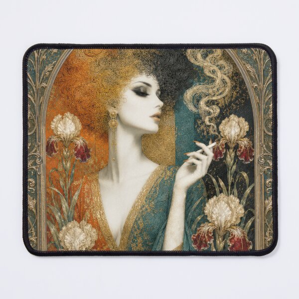 Item preview, Vintage Smoking Advertisement in Art Nouveau designed and sold by Andy Gambino Art.