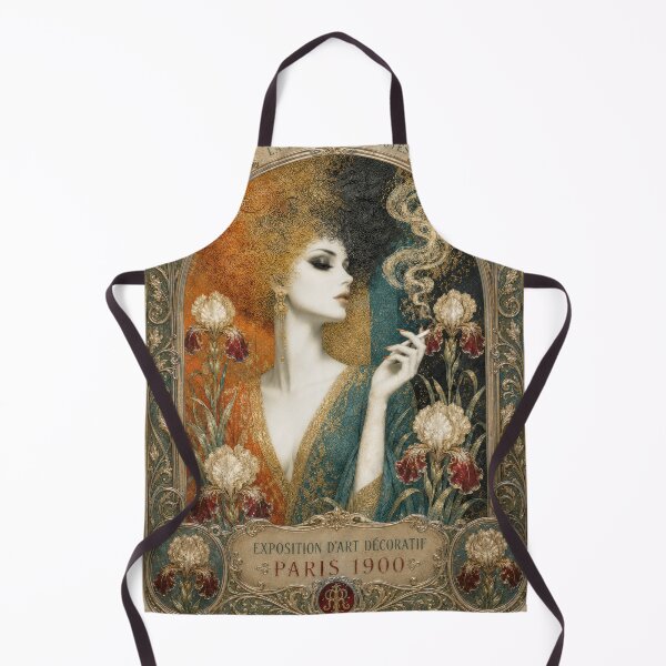 Item preview, Vintage Smoking Advertisement in Art Nouveau designed and sold by Andy Gambino Art.