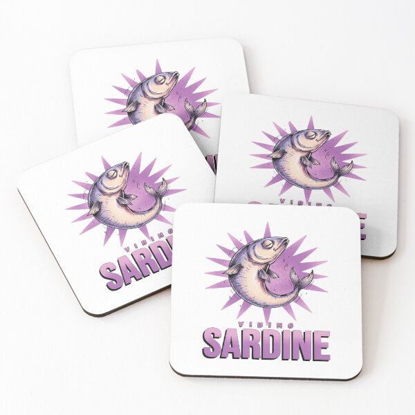 Item preview, Relaxed Sardine Fish Mellow Marine Comic Graphic designed and sold by ColeLaniTrading.