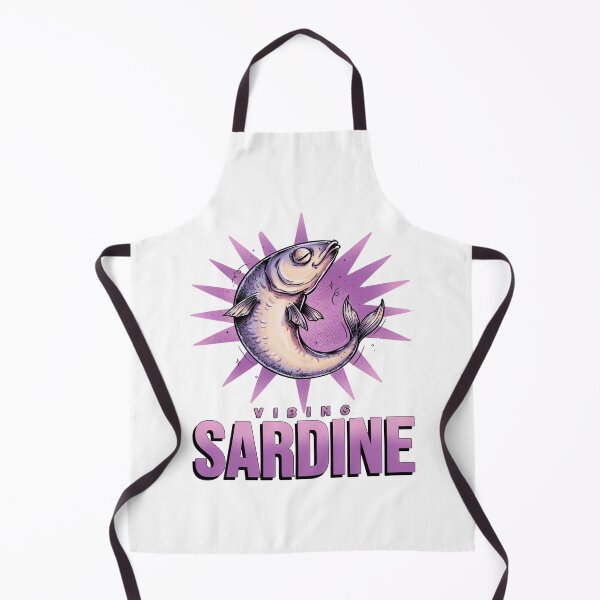 Item preview, Relaxed Sardine Fish Mellow Marine Comic Graphic designed and sold by ColeLaniTrading.