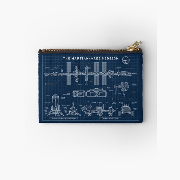 Item preview, The Martian - Ares Mission (Navy Blueprint) designed and sold by BGALAXY.
