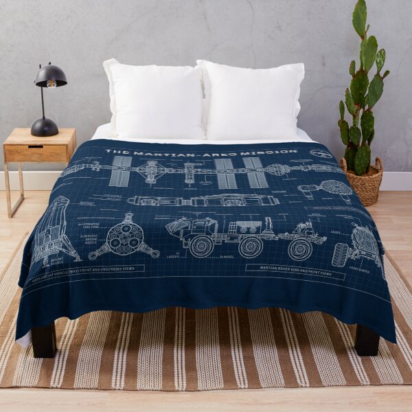 Item preview, The Martian - Ares Mission (Navy Blueprint) designed and sold by BGALAXY.