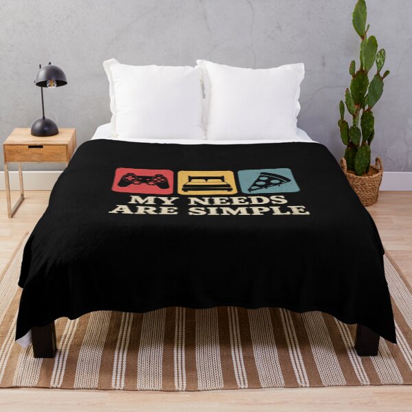 Item preview, Funny Gamer My Needs Are Simple designed and sold by DemureArtsy.