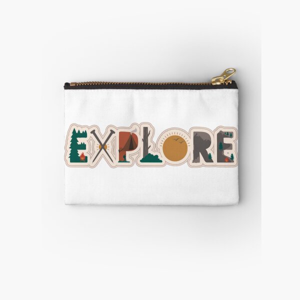 Item preview, Explore Adventure Typography – Retro Outdoor Letter Art designed and sold by GabeMountainArt.