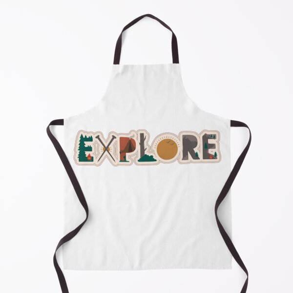 Item preview, Explore Adventure Typography – Retro Outdoor Letter Art designed and sold by GabeMountainArt.