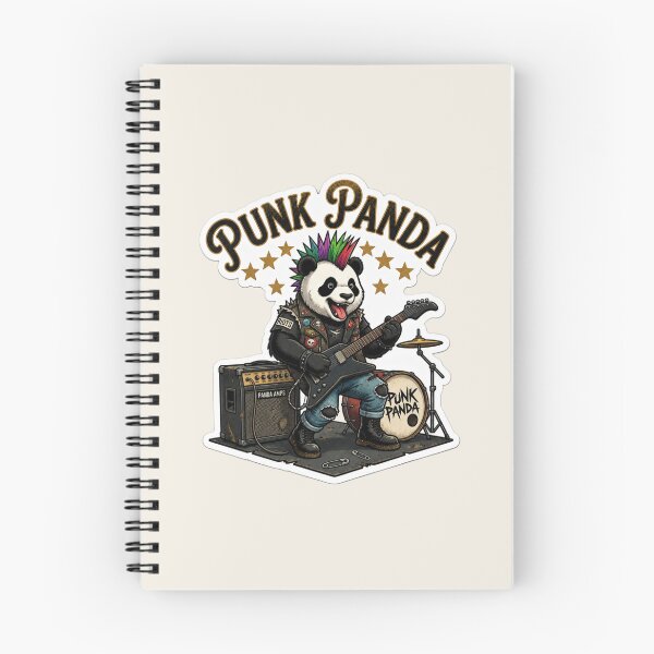 Item preview, Punk Panda Rock Guitar Cute Animal Musician designed and sold by Safe Haven Pets.