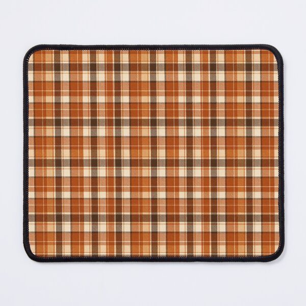 Item preview, Rust Orange and Brown Autumn Plaid Pattern designed and sold by Tammy Marie Russell.