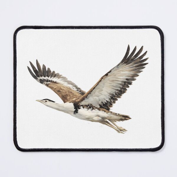 Item preview, Australian Bustard in Flight - Watercolour designed and sold by Jaruart.
