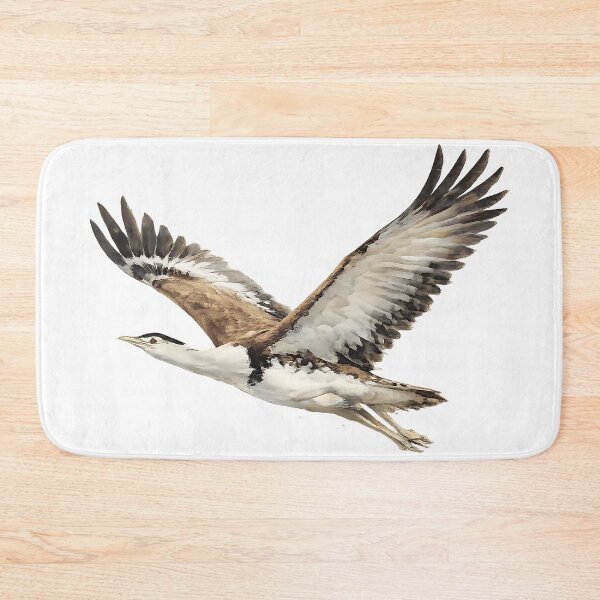 Item preview, Australian Bustard in Flight - Watercolour designed and sold by Jaruart.