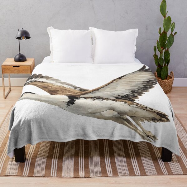 Item preview, Australian Bustard in Flight - Watercolour designed and sold by Jaruart.